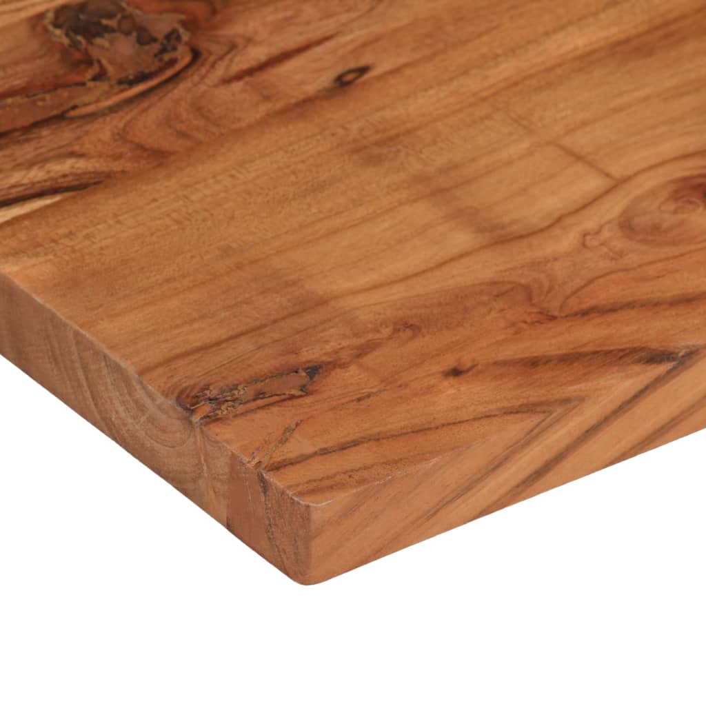 bordplade 70x40x3,8 cm rektangulær massivt akacietræ