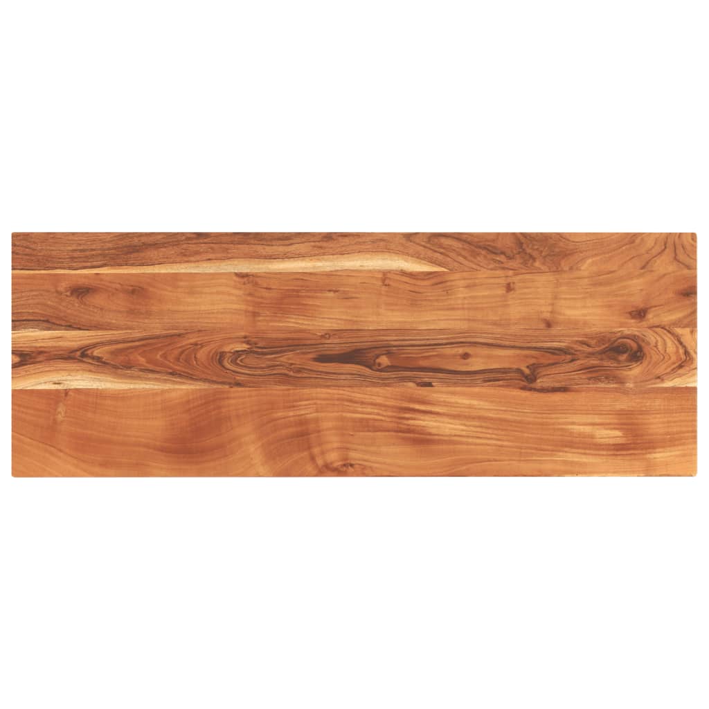 bordplade 160x50x3,8 cm rektangulr massivt akacietr