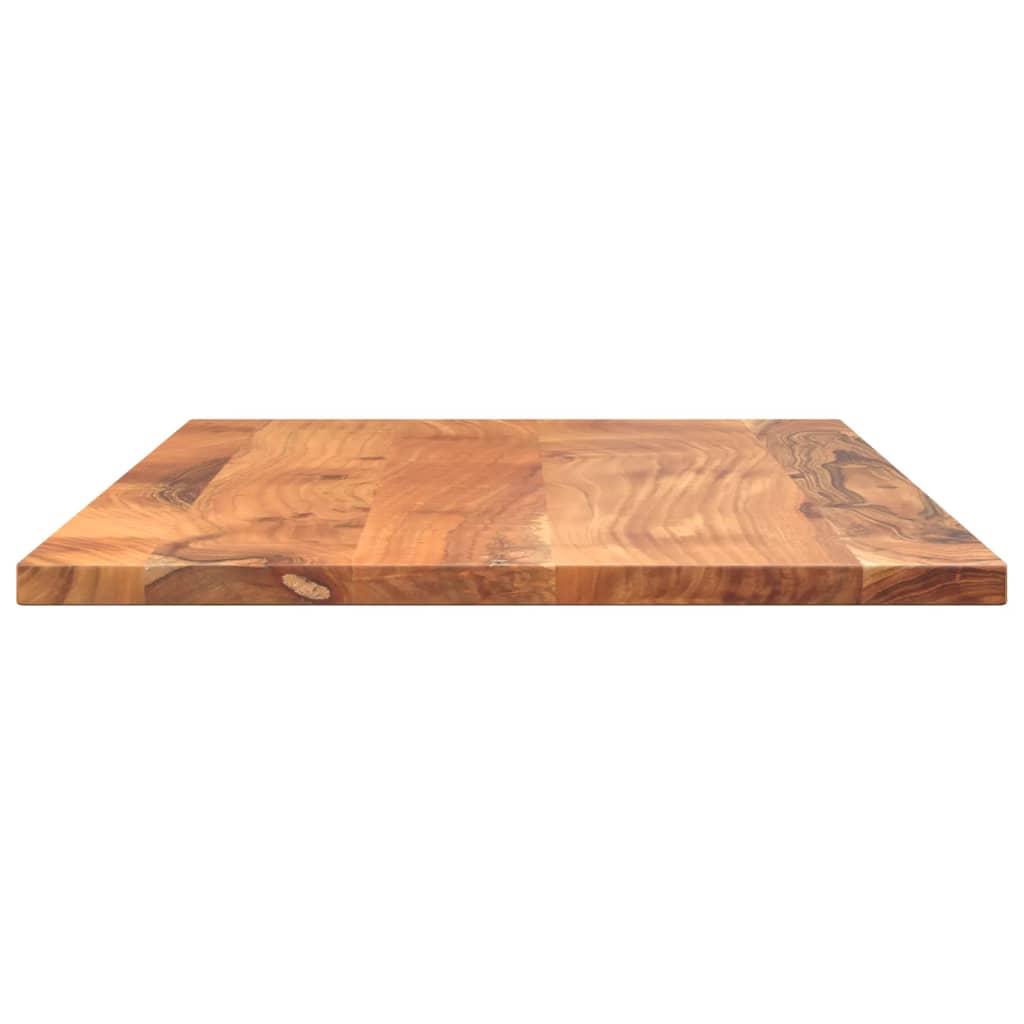 bordplade 90x70x3,8 cm rektangulær massivt akacietræ