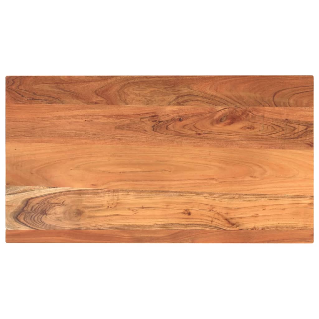 bordplade 100x70x3,8 cm rektangulr massivt akacietr