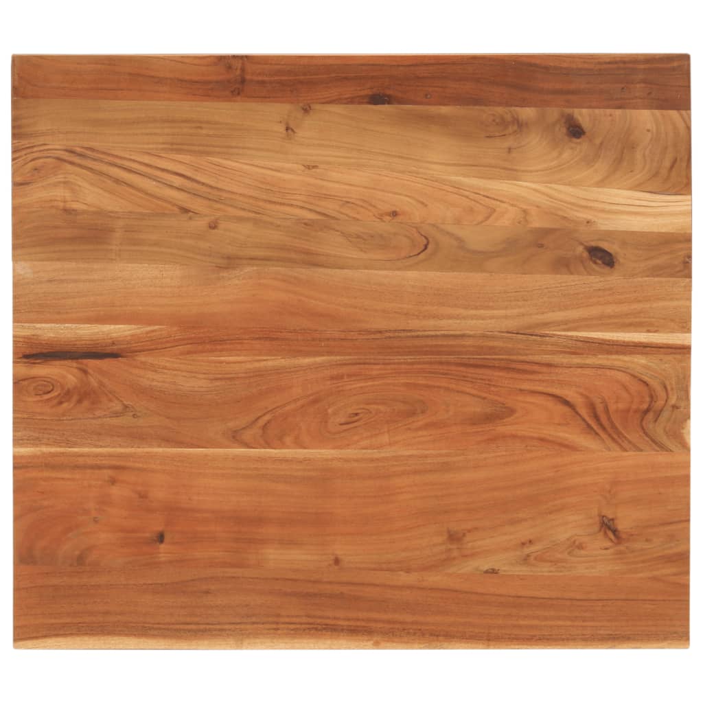 bordplade 100x80x3,8 cm rektangulr massivt akacietr