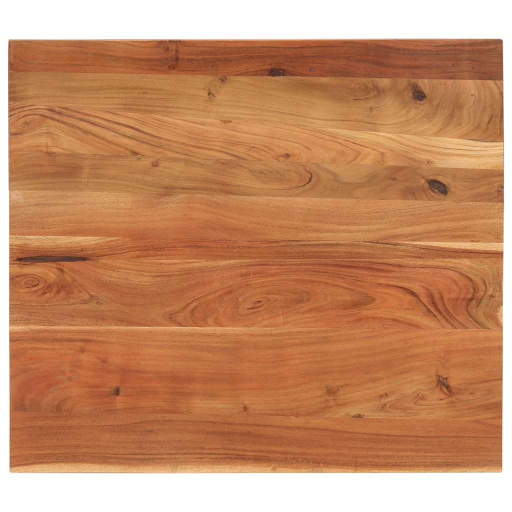 Bordplade i massivt akacietræ - rektangulær 110 × 80 × 3,8 cm