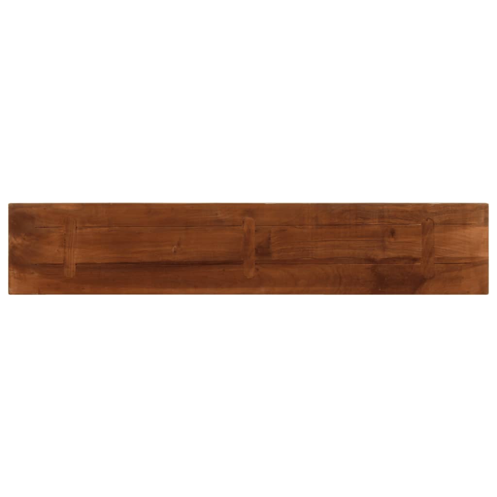 bordplade 180x20x2,5 cm rektangulær massivt genbrugstræ