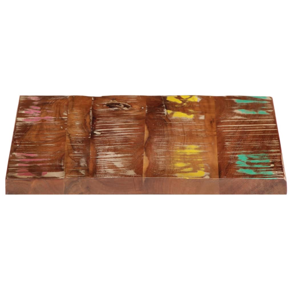 bordplade 40x40x2,5 cm firkantet massivt akacietræ