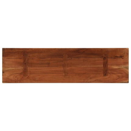 bordplade 110x40x2,5 cm rektangulær massivt genbrugstræ
