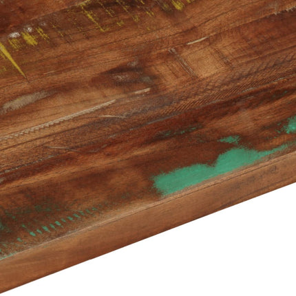 bordplade 120x50x2,5 cm rektangulær massivt genbrugstræ