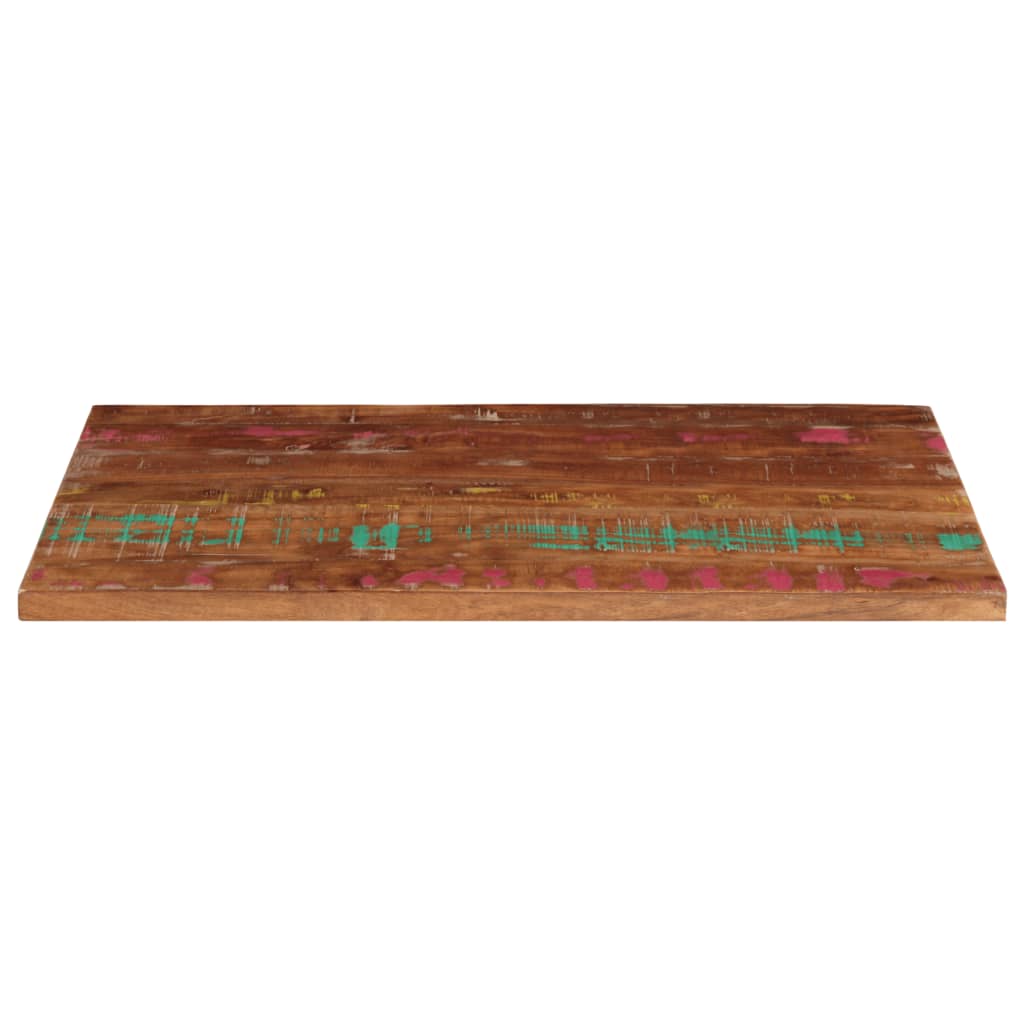 bordplade 120x60x1,5 cm rektangulær massivt genbrugstræ