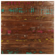 bordplade 80x80x2,5 cm firkantet massivt genbrugstræ