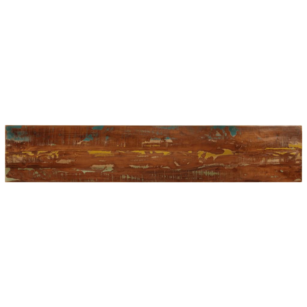 bordplade 160x20x3,8 cm rektangulær massivt genbrugstræ billede