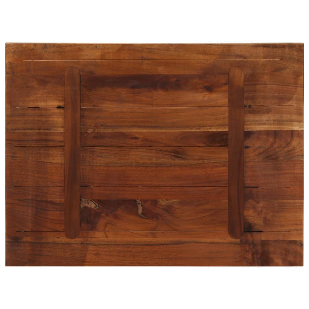bordplade 90x50x3,8 cm rektangulær massivt genbrugstræ