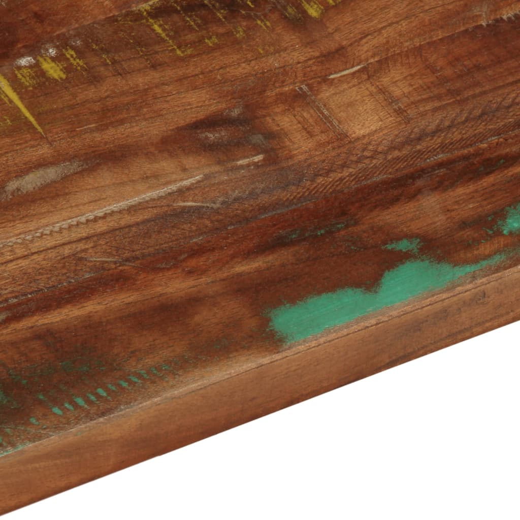 bordplade 90x60x3,8 cm rektangulær massivt genbrugstræ