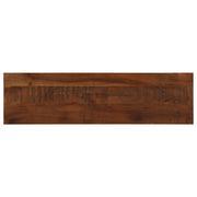 bordplade 120x30x2,5 cm rektangulær massivt genbrugstræ