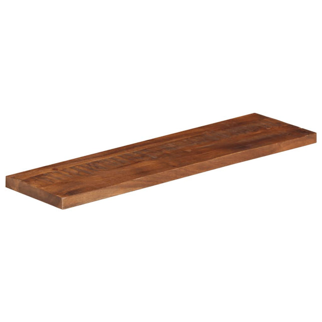 bordplade 120x30x2,5 cm rektangulær massivt genbrugstræ