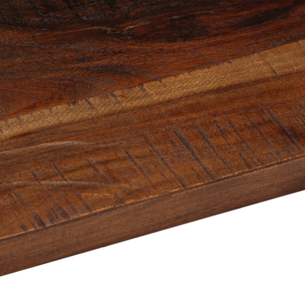bordplade 140x40x2,5 cm rektangulær massivt genbrugstræ