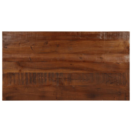 bordplade 110x50x2,5 cm rektangulær massivt genbrugstræ