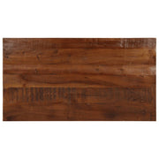 bordplade 110x50x2,5 cm rektangulær massivt genbrugstræ
