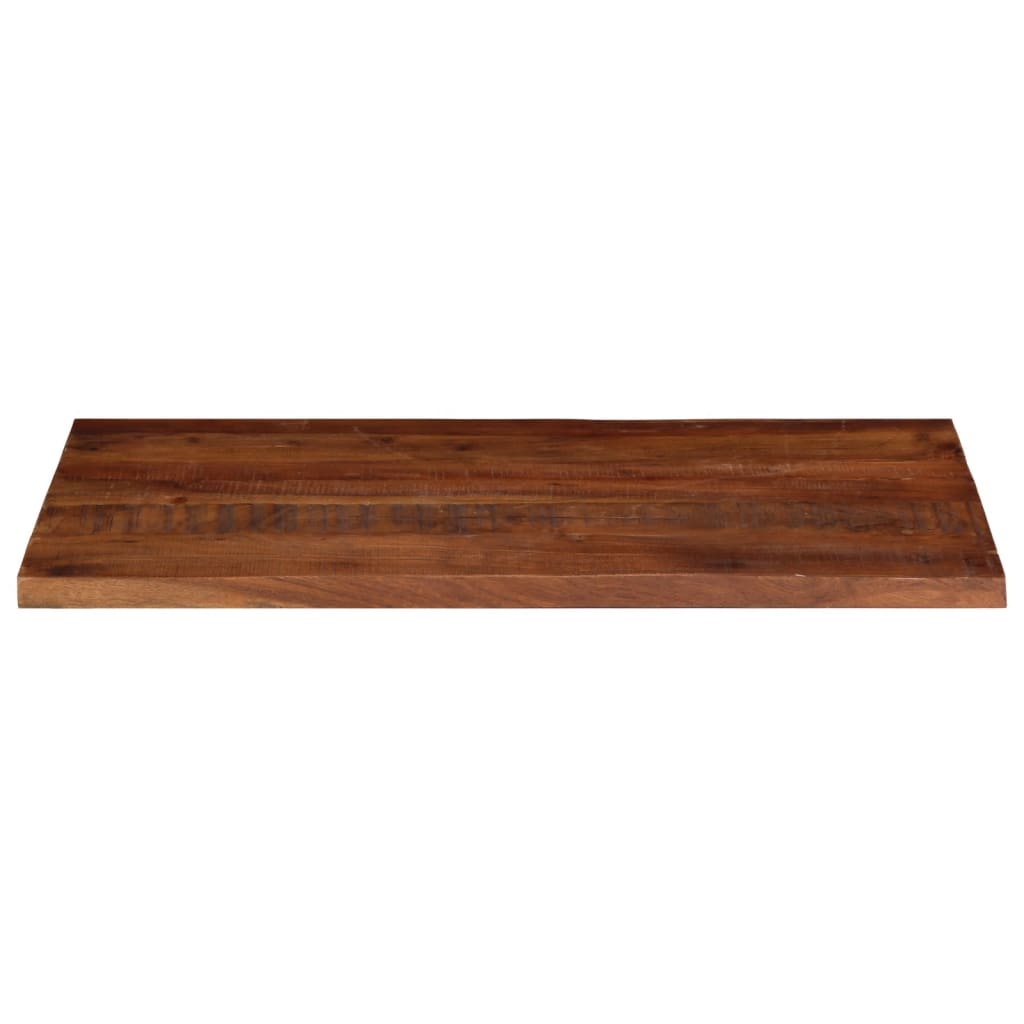 bordplade 110x50x2,5 cm rektangulær massivt genbrugstræ