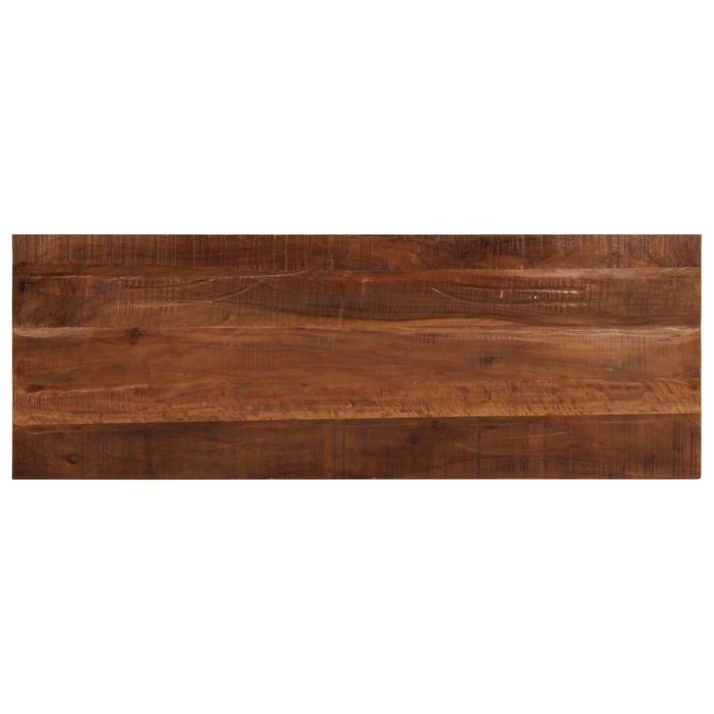 bordplade 140x50x2,5 cm rektangulær massivt genbrugstræ