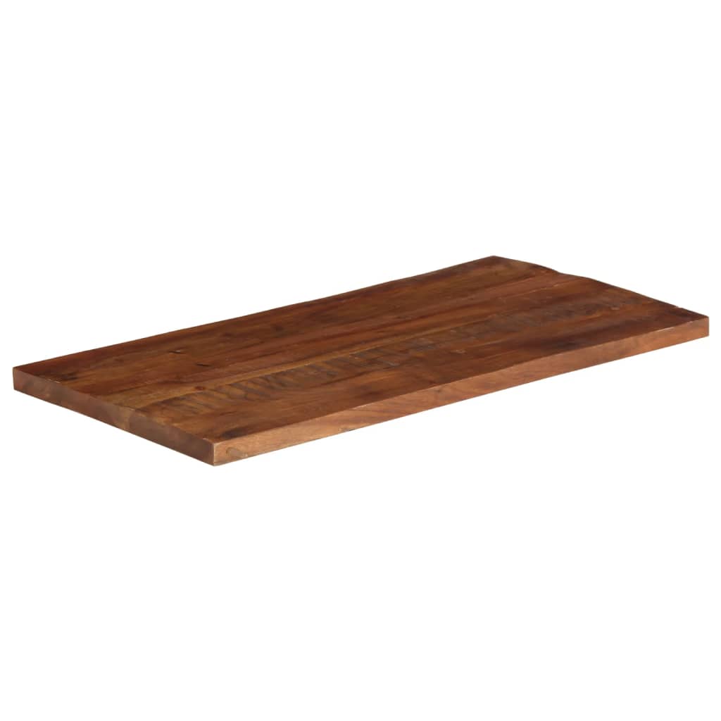 bordplade 120x70x2,5 cm rektangulær massivt genbrugstræ