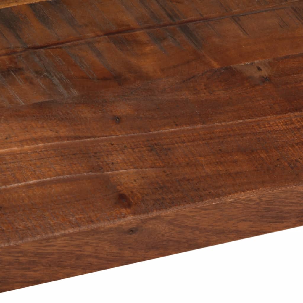 bordplade 120x70x2,5 cm rektangulær massivt genbrugstræ