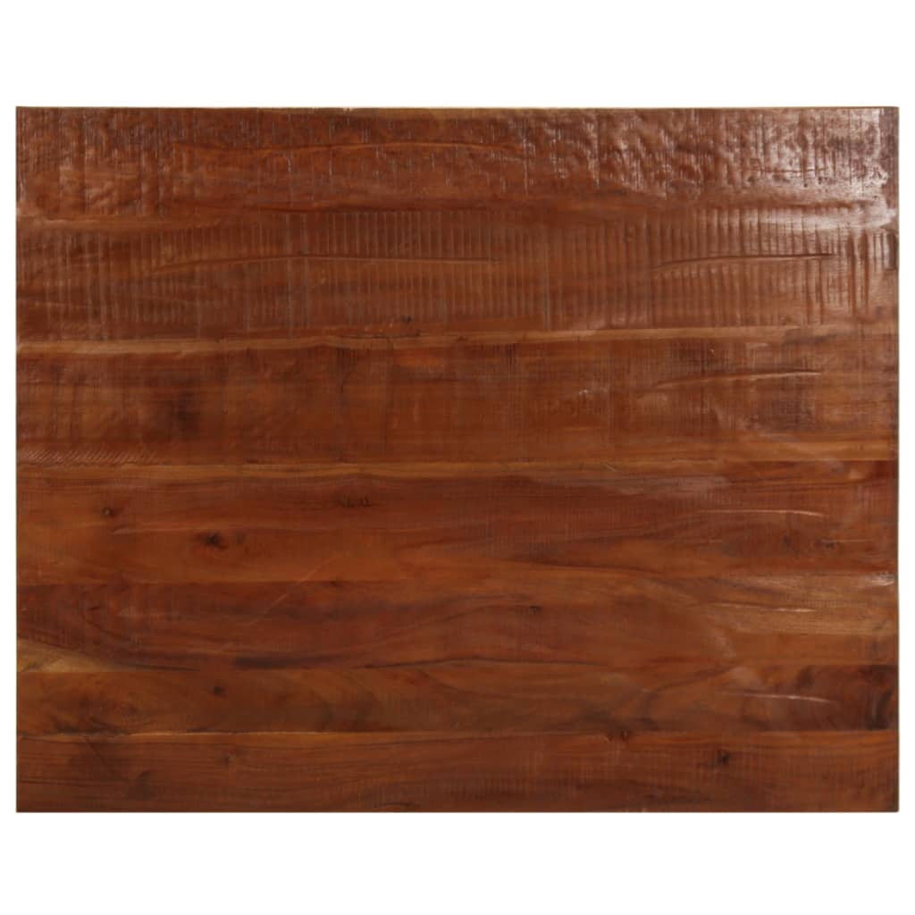 bordplade 100x80x2,5 cm rektangulr massivt genbrugstr
