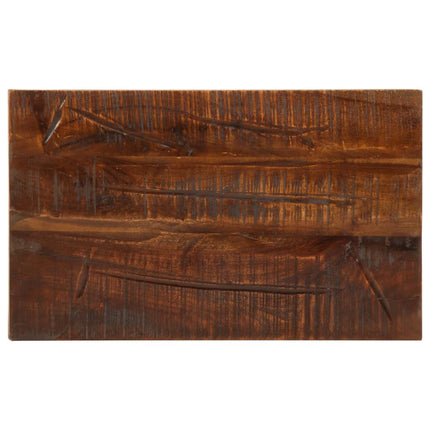 bordplade 40x20x3,8 cm rektangulær massivt genbrugstræ