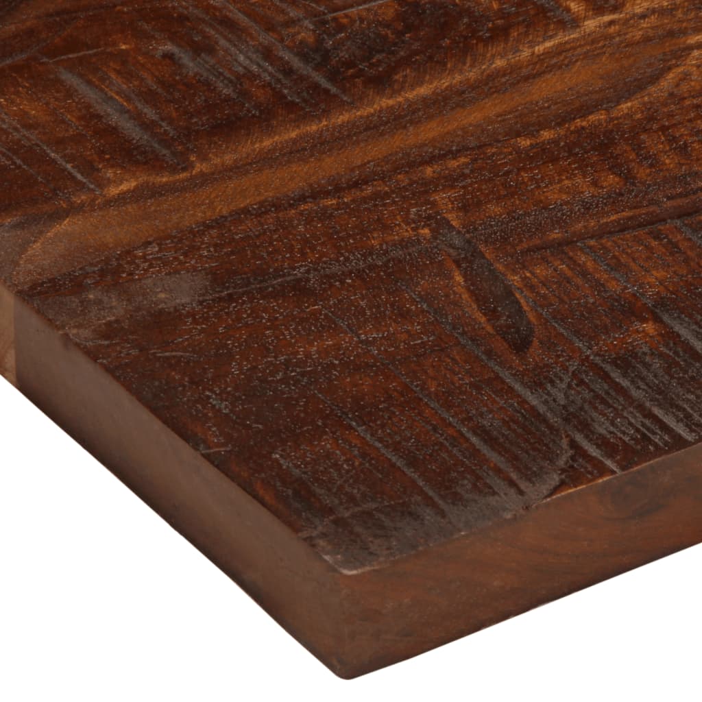 bordplade 50x20x3,8 cm rektangulær massivt genbrugstræ