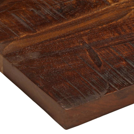 bordplade 60x20x3,8 cm rektangulær massivt genbrugstræ