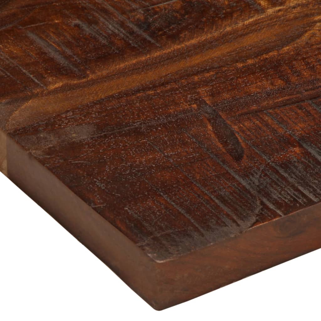 bordplade 60x20x3,8 cm rektangulær massivt genbrugstræ