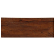 bordplade 70x60x3,8 cm rektangulær massivt genbrugstræ