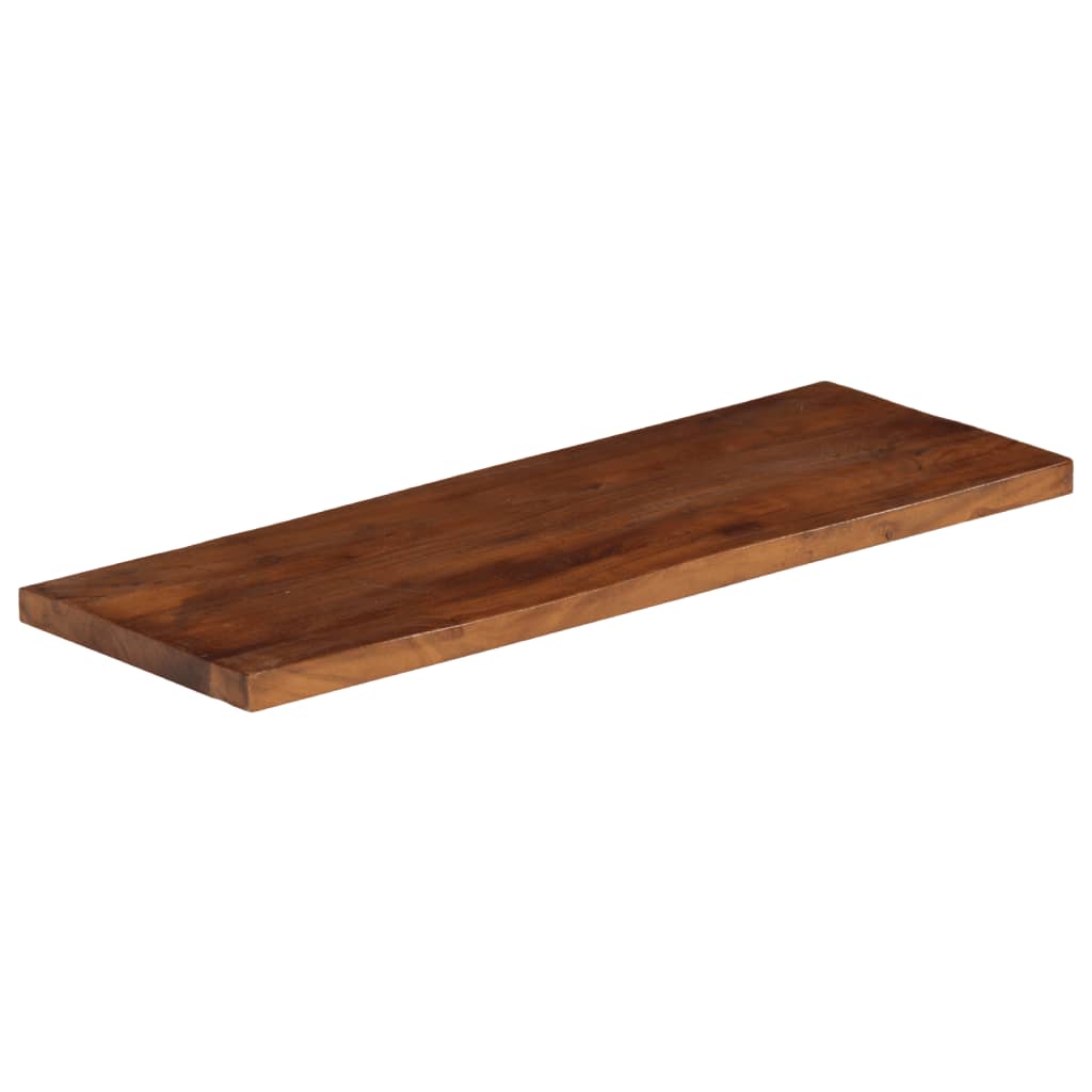 bordplade 70x60x3,8 cm rektangulær massivt genbrugstræ