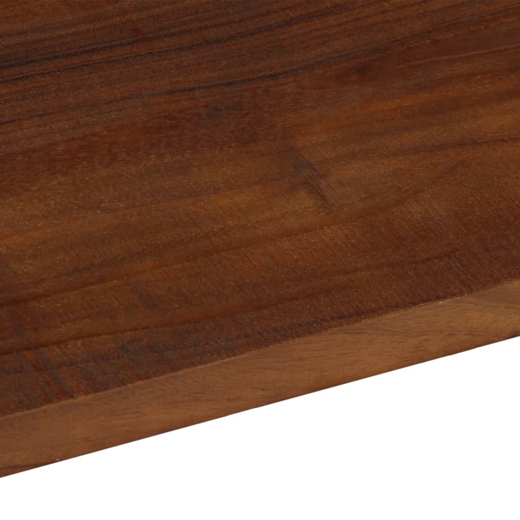 bordplade 70x60x3,8 cm rektangulær massivt genbrugstræ