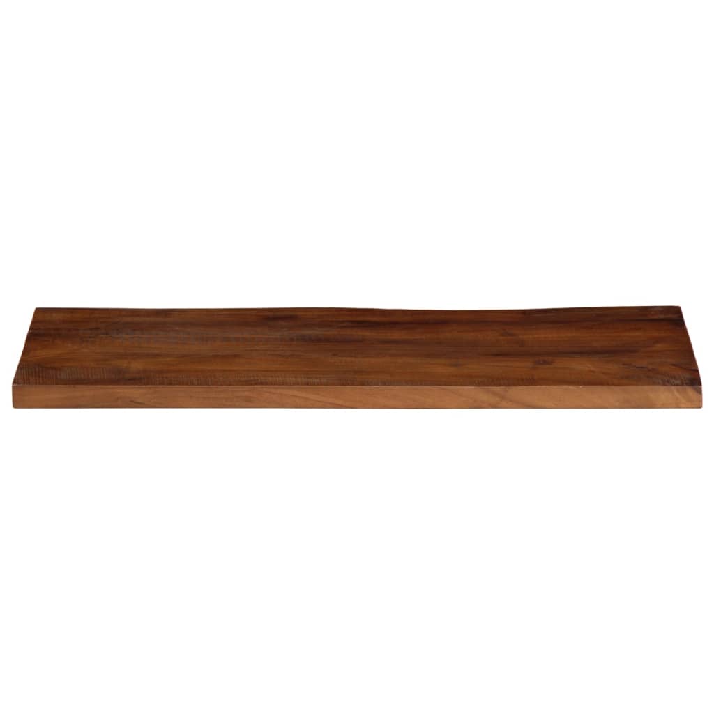 bordplade 80x30x3,8 cm rektangulær massivt genbrugstræ