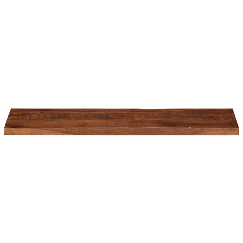 bordplade 110x30x3,8 cm rektangulær massivt genbrugstræ