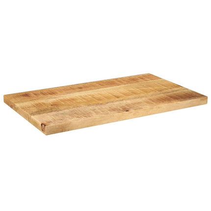 bordplade 50x20x2,5 cm rektangulær massivt ru mangotræ