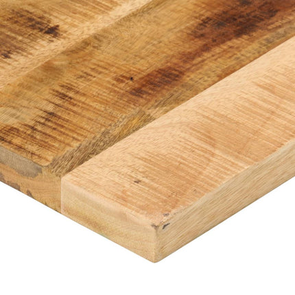 bordplade 50x20x2,5 cm rektangulær massivt ru mangotræ