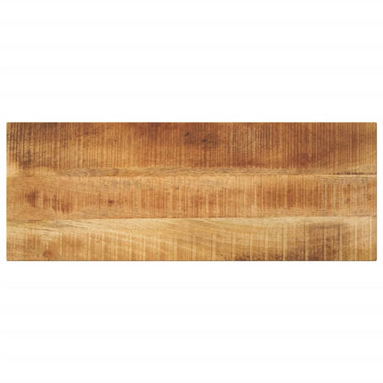 bordplade 80x20x2,5 cm rektangulær massivt ru mangotræ