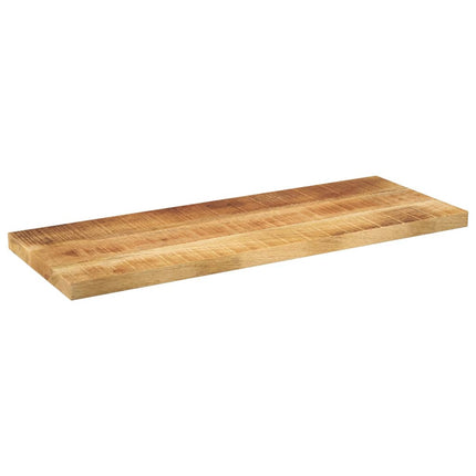 bordplade 80x20x2,5 cm rektangulær massivt ru mangotræ