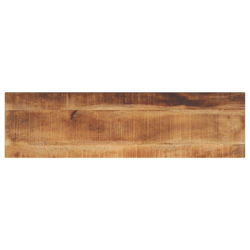 Bordplade i massivt mangotræ - 100 × 20 × 2,5 cm, rektangulær