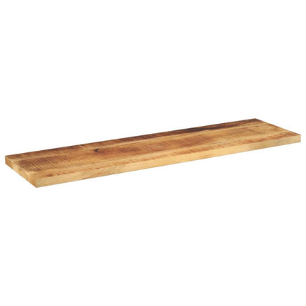 bordplade 110x20x2,5 cm rektangulær massivt ru mangotræ