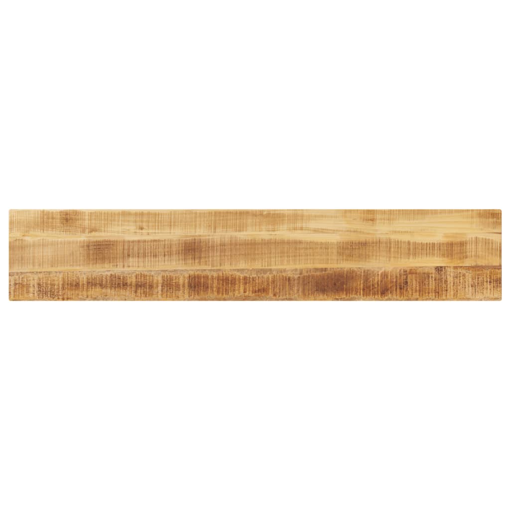 bordplade 140x20x2,5 cm rektangulær massivt ru mangotræ billede