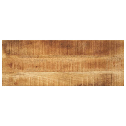 bordplade 90x30x2,5 cm rektangulær massivt ru mangotræ