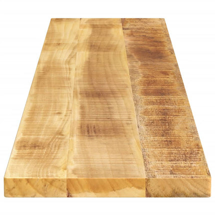 bordplade 140x30x2,5 cm rektangulær massivt ru mangotræ