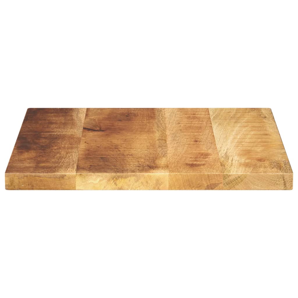 bordplade 40x40x2,5 cm firkantet massivt ru mangotræ