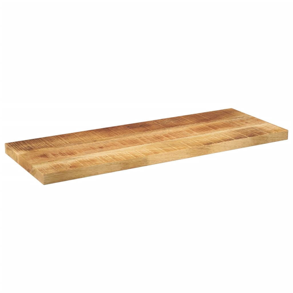 bordplade 70x40x2,5 cm rektangulær massivt ru mangotræ
