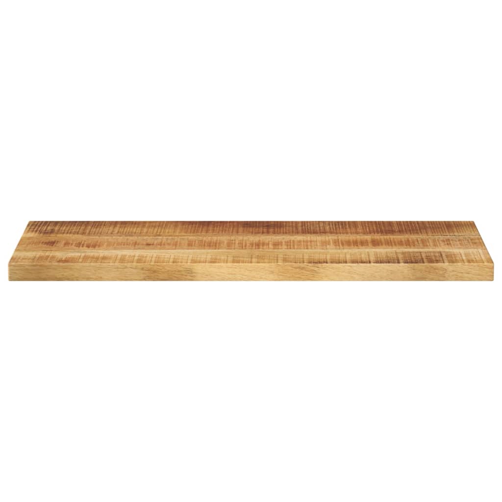 bordplade 70x40x2,5 cm rektangulær massivt ru mangotræ