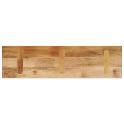 bordplade 120x40x2,5 cm rektangulær massivt ru mangotræ