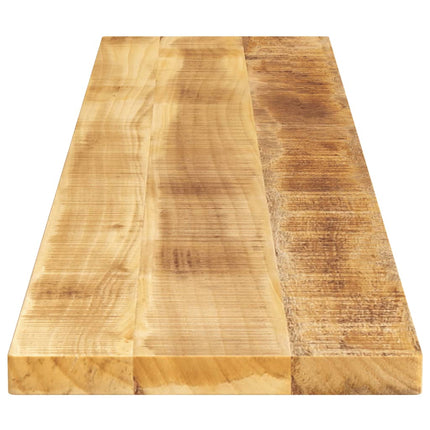 bordplade 180x40x2,5 cm rektangulær massivt ru mangotræ