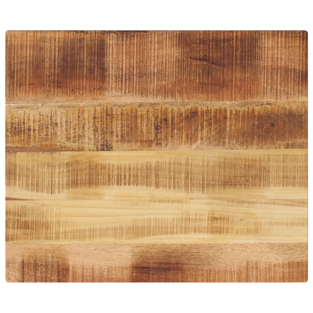 vidaXL bordplade 60x50x2,5 cm rektangulær massivt ru mangotræ