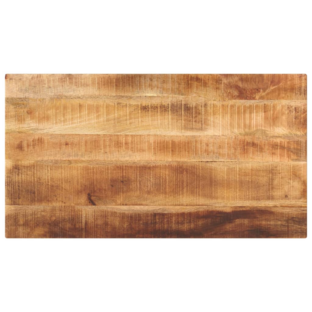 vidaXL bordplade 100x50x2,5 cm rektangulær massivt ru mangotræ